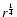$r^{1 \over 4}$