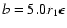 $b=5.0 r_1 \epsilon$