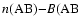 $n{\rm (AB)}{-}B\rm (AB$