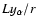 $Ly_\alpha /r$
