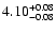 $\rm 4.10^{+0.08}_{-0.08}$