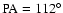 ${\rm PA}=112^{\circ }$
