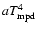 $aT^4_{\rm {mpd}}$