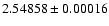 $2.54858\pm0.00016$