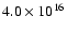$4.0\times 10^{16}$
