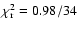 $\chi^2_{\rm r}=0.98/34$