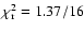 $\chi^2_{\rm r}=1.37/16$