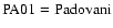 $\rm PA01=Padovani$