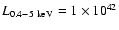 $L_{0.4-5~\rm keV}=1 \times 10^{42}$