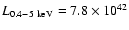 $L_{0.4-5~\rm keV}=7.8\times 10^{42}$