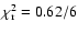 $\chi^2_{\rm r}=0.62/6$