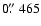 $0\hbox{$.\!\!^{\prime\prime}$ }465$