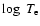 $\log~ T_{\rm e}$