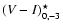 $(V-I)_{0,-3}^\star$