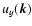 $u_y({\vec k})$