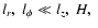 $l_r,~ l_{\phi} <\!\!<
l_z,~H,~$