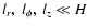 $l_r,~l_{\phi},~l_z <\!\!< H$