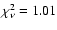 $\chi_{\nu}^2=1.01$