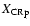 $X_{\rm CRp}$