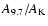 $A_{9.7}/A_{\rm K}$