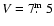 $V=7\hbox{$.\!\!^{\rm m}$ }5$