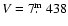 $V=7\hbox{$.\!\!^{\rm m}$ }438$