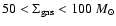 $50< \Sigma_{\rm gas}<100~M_{\odot}$