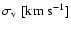 $\sigma_{\rm v}\;[{\rm km\;s^{-1}}]$