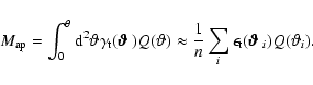 \begin{displaymath}M_{\rm ap}=\int_0^{\theta} {\rm d}^2\vartheta \gamma_{\rm t}(...
...silon_{\rm t}({\mbox{\boldmath$\vartheta$ }}_i)Q(\vartheta_i).
\end{displaymath}