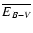 $ \overline {E_{B-V}}$