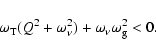 \begin{displaymath}\omega_{\rm T} (Q^{2}+ \omega_{\nu}^{2}) + \omega_{\nu} \omega_{\rm g}^{2} < 0.
\end{displaymath}