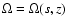 $\Omega = \Omega(s, z)$