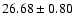 $26.68\pm 0.80$