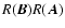$ R(\vec B)R(\vec A)$