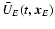 $\bar U_E(t,\vec x_E)$