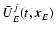 $\bar U^j_{E}(t,\vec x_E)$