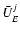 $\bar U^j_E$