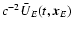 $c^{-2}\bar
U_E(t,\vec x_E)$