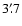 $3'~\hspace{-1.7mm}.\hspace{.0mm}7$