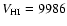 $V_{\rm HI}=9986$