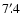 $7'~\hspace{-1.7mm}.\hspace{.0mm}4$