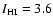 $I_{\rm HI}=3.6$