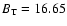 $B_{\rm T}=16.65$