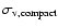 $\sigma_{\rm v,compact}$