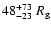 $48^{+73}_{-23}~R_{\rm g}$
