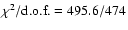 $\chi^{2}/\mbox{d.o.f.}=495.6/474$