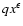 $qx^{\epsilon}$