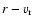 $r-v_{\rm r}$