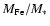 $M_{\rm Fe}/M_*$