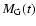 $M_{\rm G}(t)$